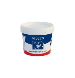 Stucco K2 Prima pasta per interni pronto all'uso per legno e muri 0,5 Kg Prima