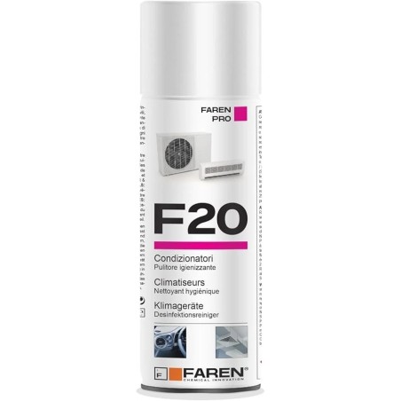 Faren - F20 - Igienizzante Spray per Climatizzatori di Casa e Auto - 400ml