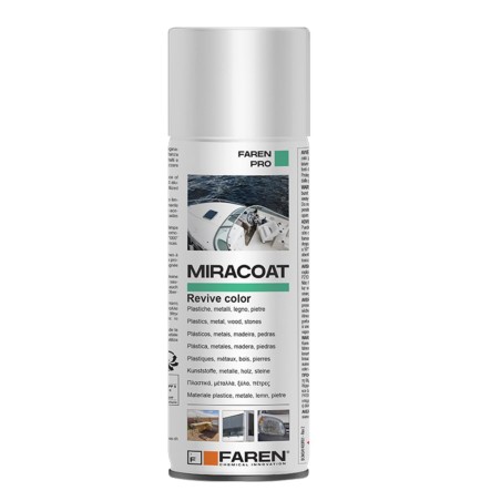 RINNOVA RAVVIVA COLORE PER PLASTICHE METALLI LEGNO PIETRE MIRACOAT S 400ml FAREN