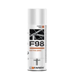 FAREN F98 Professionale ZINCO 98% EXTRA SPRAY 400ml zincante fino a 700° C