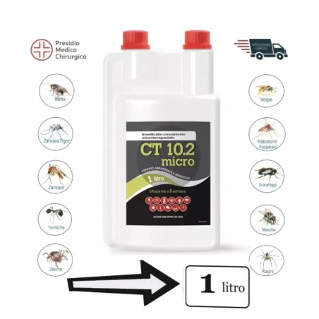 CT 10.2 VEBi Micro Insetticida Concentrato 1LT ABBATTENTE RESIDUALE