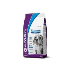 Monge gemon cane medium adult tonno e riso 3 kg crocchette per cani al pesce dog