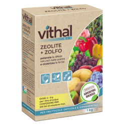 VITHAL ZEOLITE + ZOLFO BIO DIFESA DELLE FRUTTICOLE ORTICOLE ORNAMENTALI 1 KG