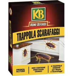 5 TRAPPOLE ADESIVE PER SCARAFAGGI BLATTE NEXA TRAPPOLA CON COLLA KB 5 PEZZI