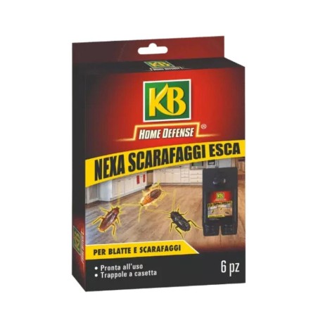 NEXA KB ESCA GEL SCARAFAGGI NERI, BLATTE, BLATTE ROSSA CF. PZ.6 con atrattivo
