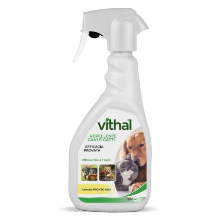 DISABITUANTE REPELLENTE vai via cani e gatti spray 500ml per cani e gatti VITHAL