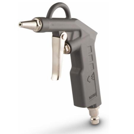 PISTOLA SOFFIAGGIO COMPRESSORE ARIA COMPRESSA HIT 119401 UGELLO CORTO