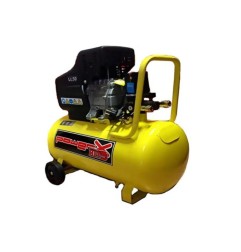 COMPRESSORE LUBRIFICATO OLIO 50Lt 2 MANOMETRI 2 CONNETTORI MISTRAL