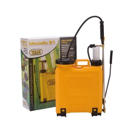 ORIGINALE VOLPI POMPA 12 Lt. A ZAINO/SPALLA IRRORATRICE A PRESSIONE 81S PUG PVC