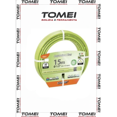 CLABER 9003 TUBO AQUAVIVA PLUS 1/2 (12-17mm) 15mt irrigazione garden giardino
