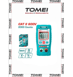 Total TMT460011 Tester Multimetro Digitale con Display LCD