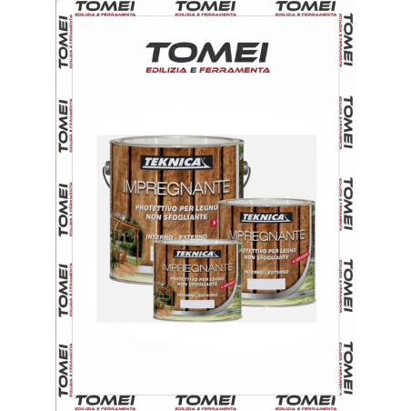 Teknica Impregnante Solvente Protettivo per Legno Interno Esterno - 750 ml