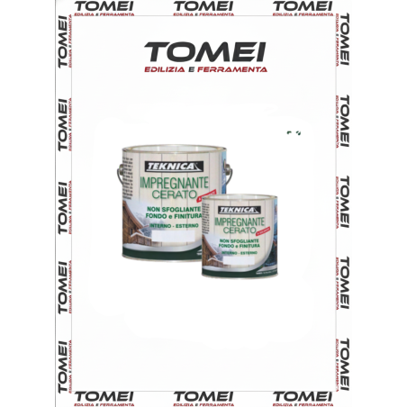 Teknica Impregnante alsolvente cerato per Legno Interno Esterno 750 ml