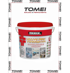 IDROPITTURA SUPERLAVABILE ACRILICO VIAMUFFA LT 4 O LT 13 BIANCO PURO TEKNICA