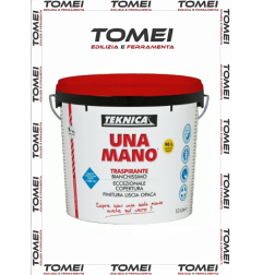 IDROPITTURA LAVABILE UNA MANO TRASPIRANTE TEKNICA 4-13 LT SUPER COPRENTE 1 MANO