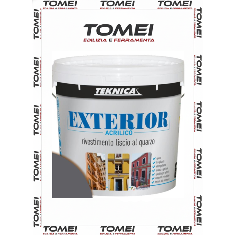 Pittura al Quarzo Teknica EXTERIOR - Rivestimento Protettivo 14LT colorato Pittura al Quarzo Teknica EXTERIOR - Rivestimento Protettivo 14LT colorato
