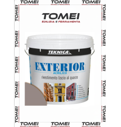 Pittura al Quarzo Teknica EXTERIOR - Rivestimento Protettivo 14LT colorato