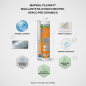 Sigillante Siliconico Opaco Per Ceramica Resistente a Muffa Mapesil Tile Matt