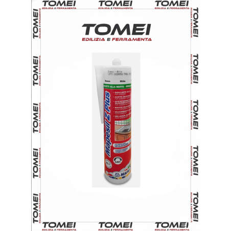 Mapei MAPESIL Z PLUS sigillante acetico resistente alla muffa 280 ML bianco
