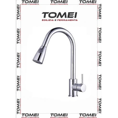 Rubinetto Cilvani Montecarlo con Doccetta estraibile per lavello lavabo cucina