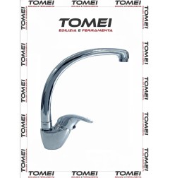 MISCELATORE RUBINETTO CROMO CANNA A P CARTUCCIA 40 MM CON ACCESSORI PER IL MONTA