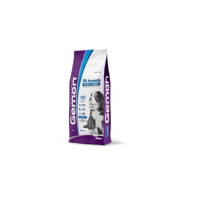 Monge gemon cane puppy tonno e riso 15 kg all breeds crocchette per cuccioli dog Monge gemon cane puppy tonno e riso 15 kg all breeds crocchette per cuccioli dog