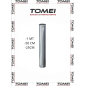 Tubo Canna Fumaria 1mt-50cm Diametro 200mm Acciaio Inox 316 Monoparete