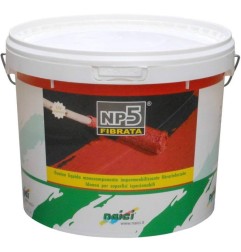 GUAINA LIQUIDA NAICI NP5 FIBRATA IMPERMEABILIZZANTE PER TERRAZZI GRIGIO 20 KG