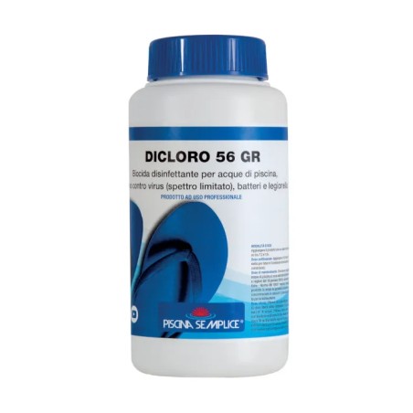LAPI Dicloro 56% cloro granulare trattamento rapido shock acqua piscina 1 kg