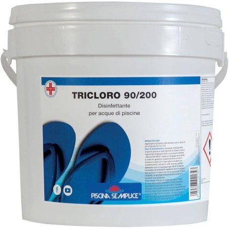 LAPI TRICLORO 90% in Pastiglie 200 gr 10 kg - CLORO per Acqua Piscina