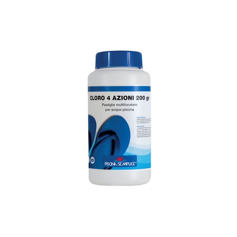 LAPI Cloro 4 Azioni PASTIGLIE 200 gr 1 kg Multifunzione Piscina LAPI Cloro 4 Azioni PASTIGLIE 200 gr 1 kg Multifunzione Piscina