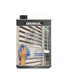 Teknica OLIO RIGENERANTE per infissi in PVC plastica e alluminio 500 ML