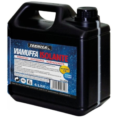 Via muffa isolante TEKNICA Primer acrilico antimuffa ed antialga 4 LT
