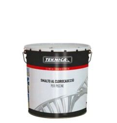 Vernice Smalto TEKNICA per Piscine-fontane-vasche al Clorocaucciù 2,5 Lt Bianca