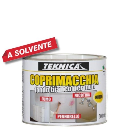 Fondo Bianco inodore Per Legno Opaca Teknica Coprimacchia Spessore 500ml
