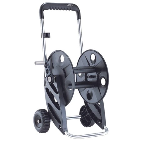 CLABER 8977 avvolgitubo silver all in alluminio carrello capacita max 60 metri