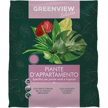 Greenview Terriccio di alta Qualità Specifico per le piante d'appartamento-5LT
