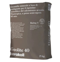 Geomalta Minerale Tixotropica GeoLite40 Per Strutture Calcestruzzo Kerakoll 25kg