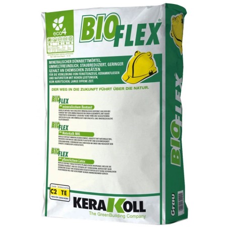 KeraKoll Bioflex malta adesiva colla per piastrelle C2TE grigio 25 kg