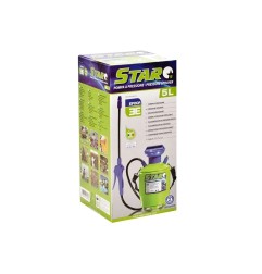 EPOCA Pompa a spalla manuale nebulizzatore 5lt per disinfestazione irrorazione