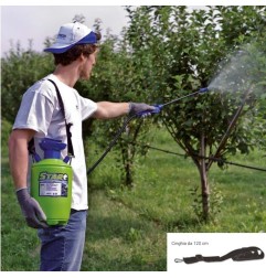 EPOCA Pompa a spalla manuale nebulizzatore 10 lt per disinfestazione irrorazione