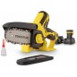 Powerplus POWXG1045-12V mini motosega con 2 batteria e caricabatterie Lama 100mm