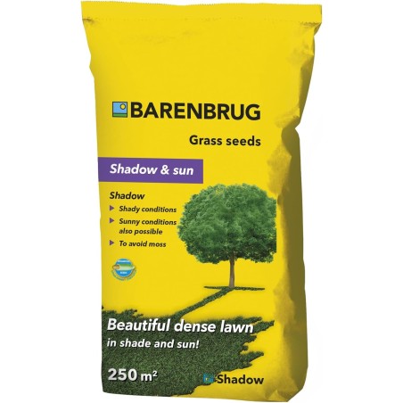 Barenbrug Shadow - Erba all'ombra 5 kg Semi di erba per aree ombreggiate 250mq