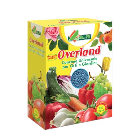 AL.FE CONCIME Overland granulare per Tutte Le Piante concime NPK Blu 1 kg