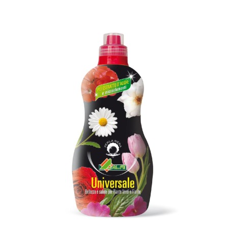Concime  organo minerale ideale per tutte le piante Universale Liquido AL.FE 1LT