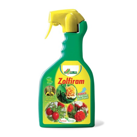 AL.FE RAME E ZOLFO LIQUIDO Integratore fogliare ZOLFIRAM PRONTO USO 750 ML