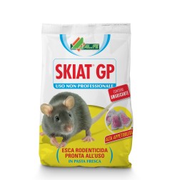Al.fe Topicida Ratticida Esca per Topi Ratti in Pasta rossa Pronto Uso 150 g
