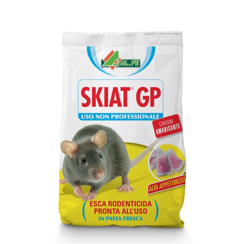 Al.fe Topicida Ratticida Esca per Topi Ratti in Pasta rossa Pronto Uso 150 g