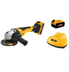 Smerigliatrice angolare a batteria 4Ah caricabatteria in valigetta PH2120 POWERX