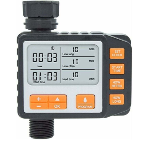 Timer Irrigazione Automatica Centralina Programmatore Irrigatore Prato Giardino